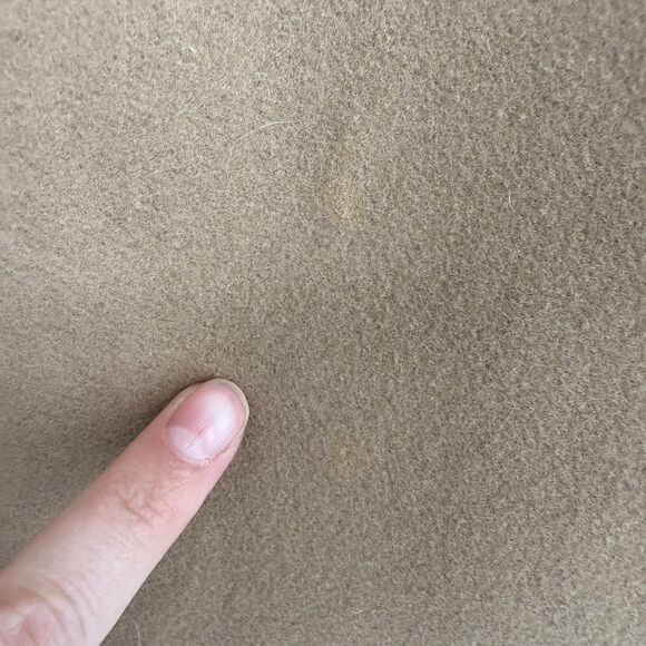 COS Wool Cashmere Jacket Coat Zip Long Trench Old Money Camel Brown City Size 2 - Picture 9 of 16